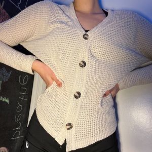 Cozy Cream Knit Sweater